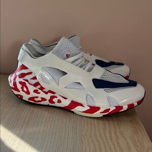 ADIDAS BY STELLA MCCARTNEY UltraBoost '22 Arsenal FC Scarlet Leopard Sneaker 9